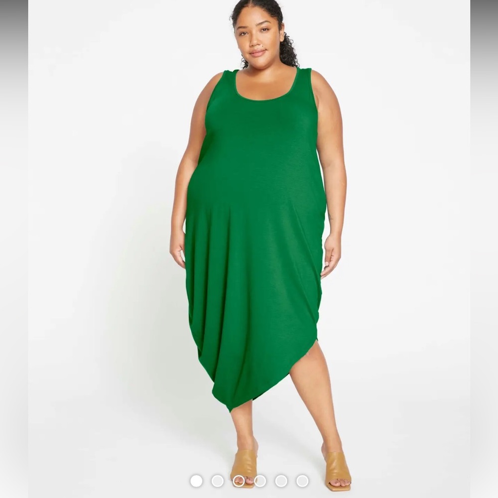 Iconic Geneva Tank Dress 18-20 Plus Size Harbor Blue - Picture 7 of 7
